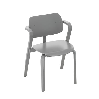 Artek Aslak Chair — grey lacquered