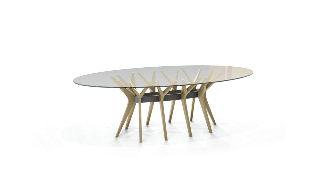 ASTER OVAL DINING TABLE by Roche Bobois