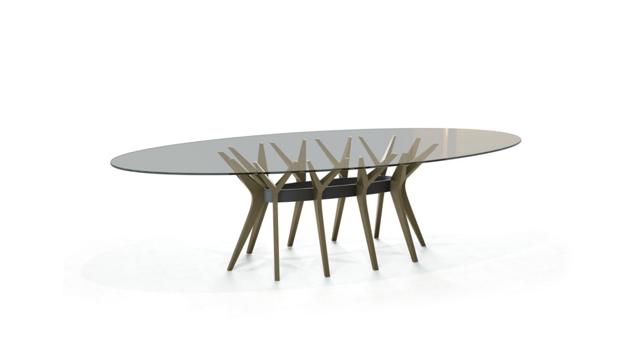 ASTER OVAL DINING TABLE by Roche Bobois