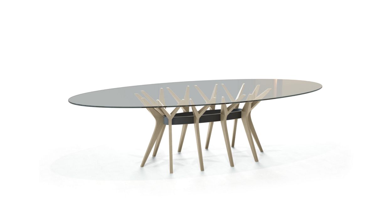 ASTER OVAL DINING TABLE by Roche Bobois