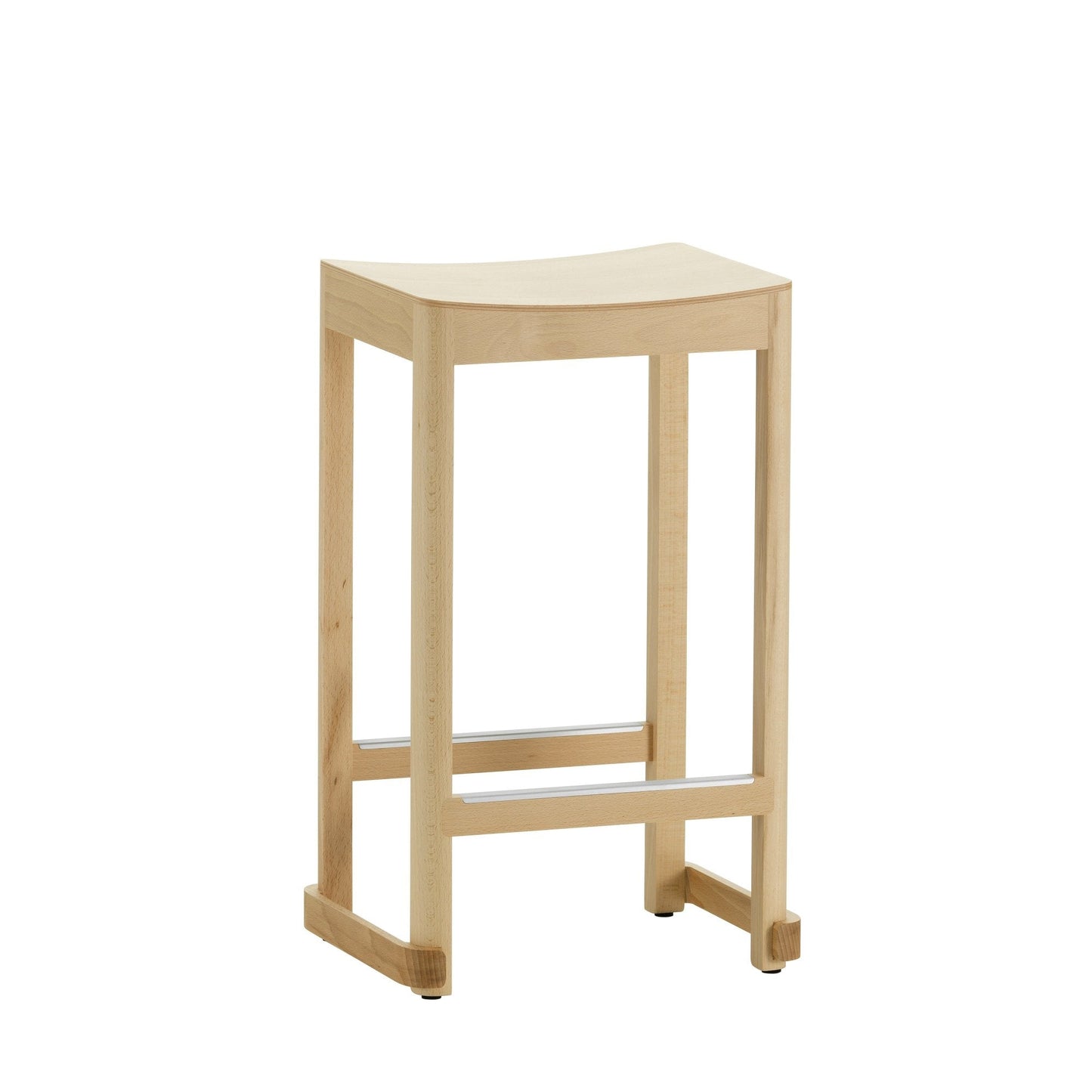 Artek Atelier Bar Stool, low — beech