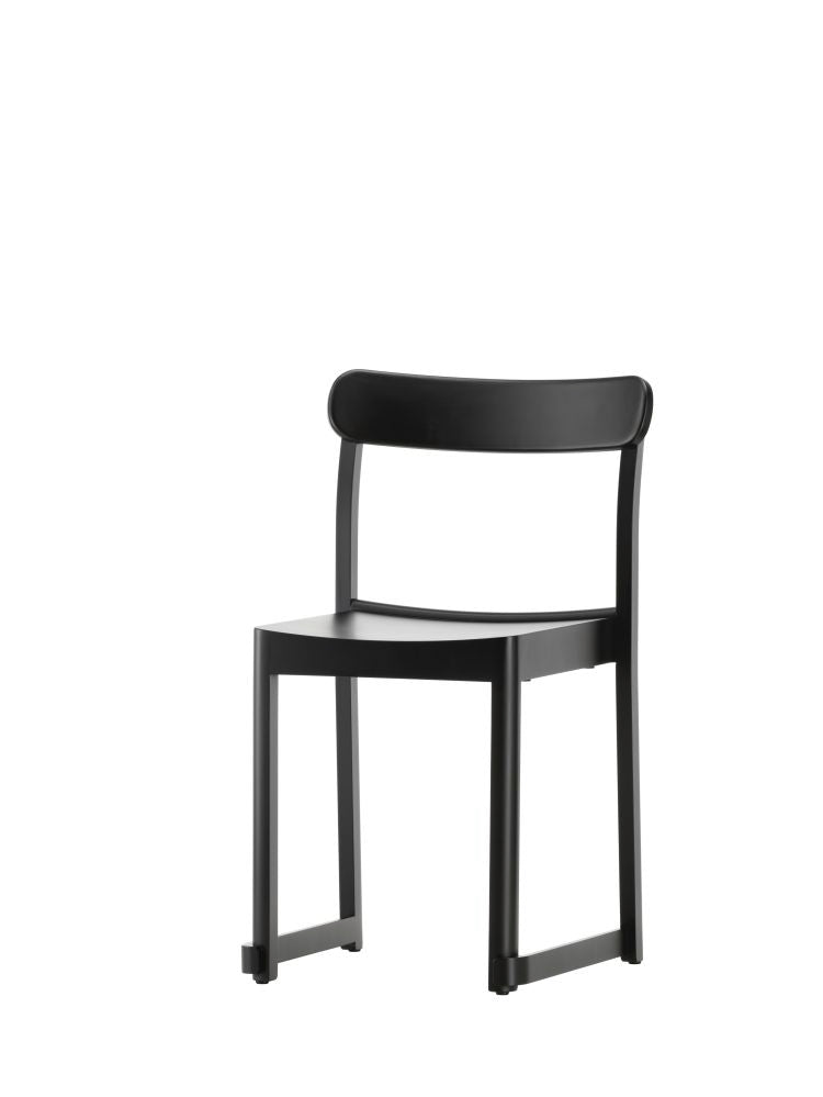 ATELIER - Stackable wooden chair.
