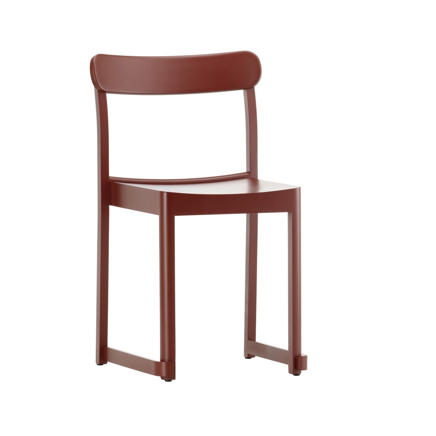 Artek Atelier Chair — dark red lacquered