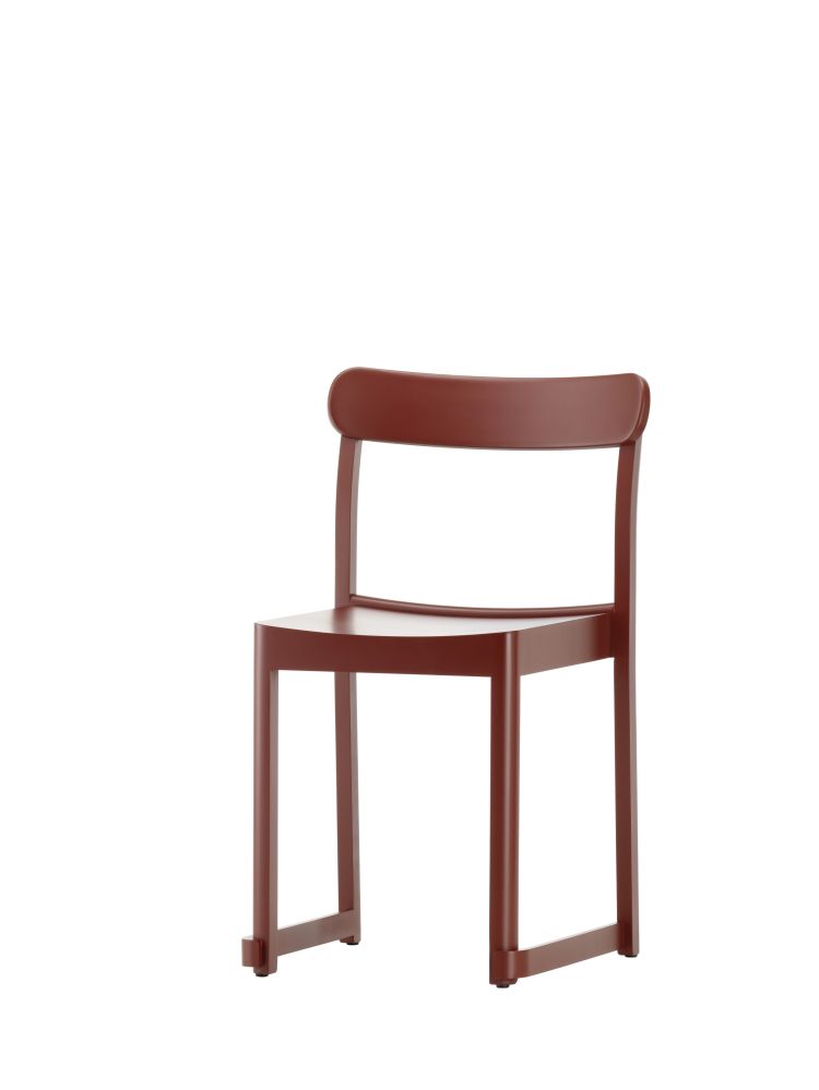 ATELIER - Stackable wooden chair.