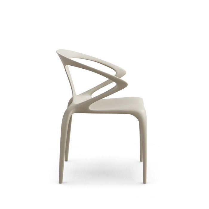 AVA Bridge Mat Dining Armchair by Roche Bobois #Laquer | Camel