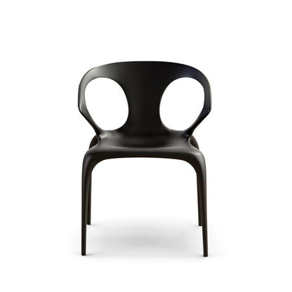 AVA Bridge Mat Dining Armchair by Roche Bobois #Laquer | Charbon