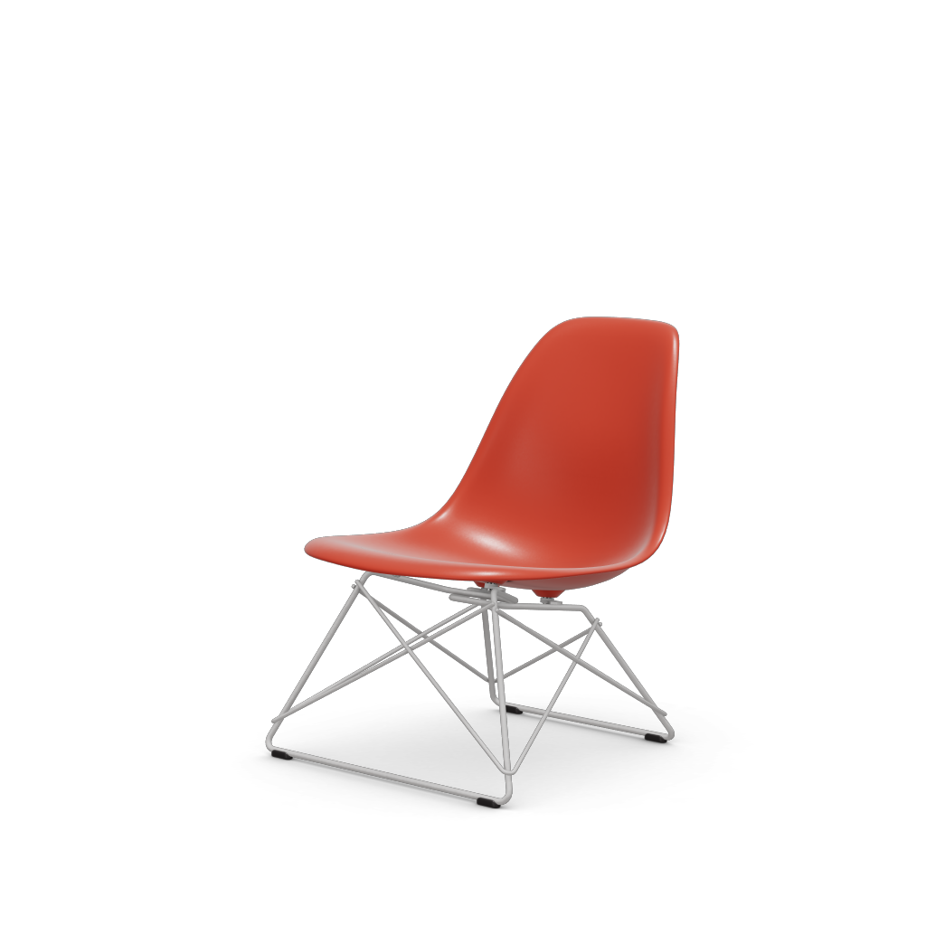 Eames Plastic Side Chair LSR (without upholstery).