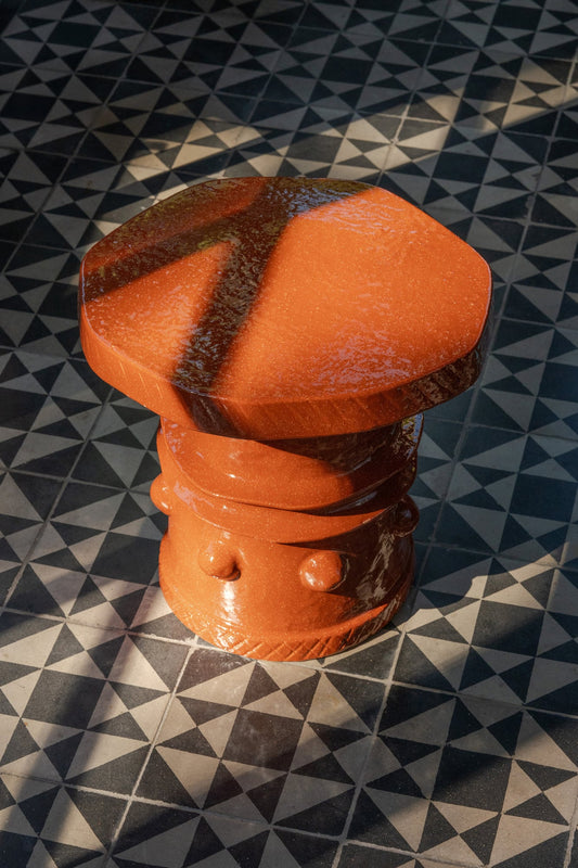 Clara side table 08, rust