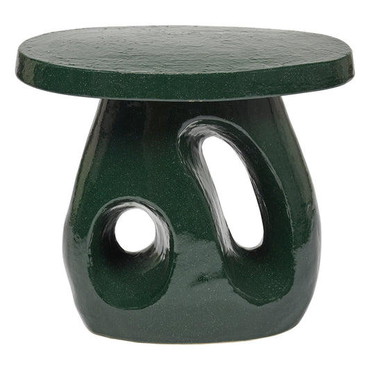 Amé side table 10, dark green