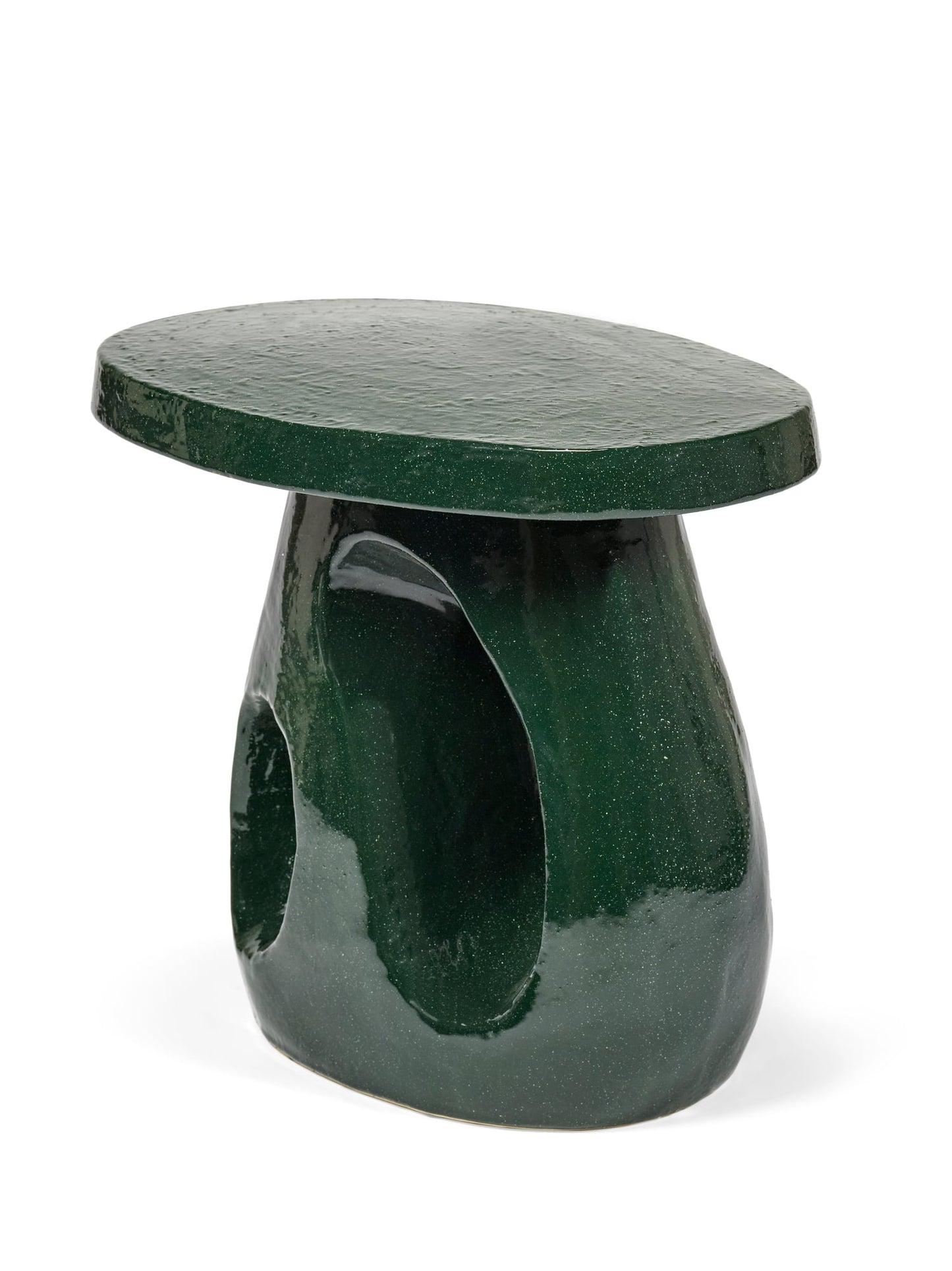 Amé side table 10, dark green
