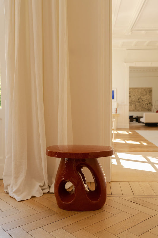 Amé side table 10, rust