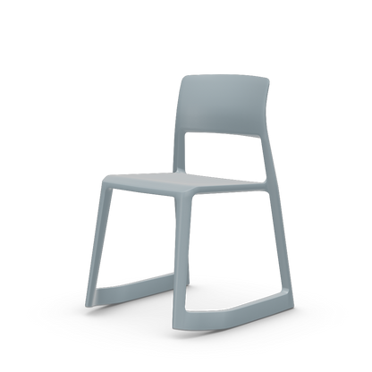 Tip Ton - solid plastic chair with a forward-tilt.