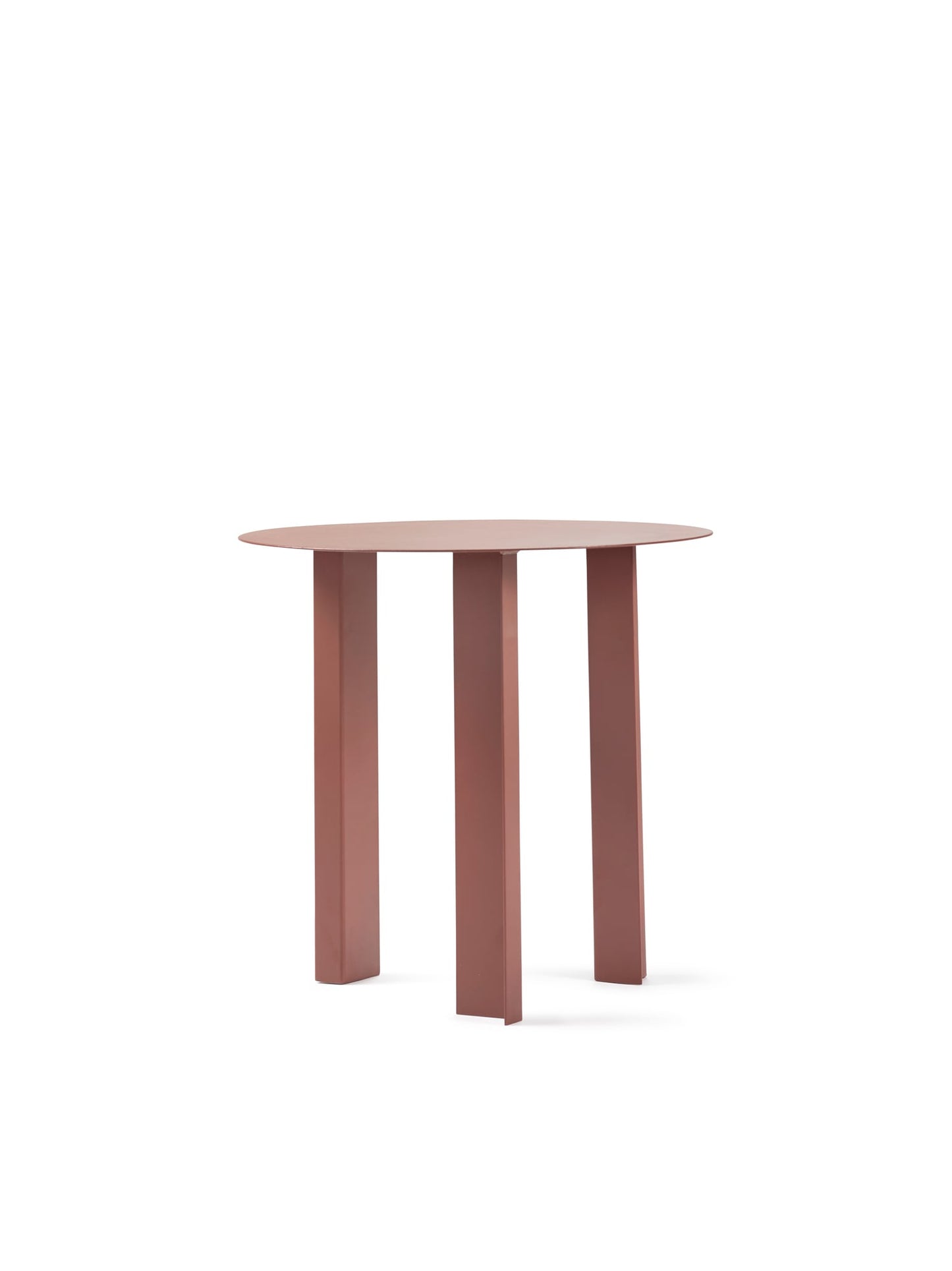 Metal Sculptures side table, S, red tubes
