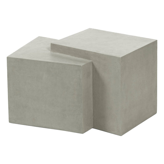 Bent °1 side table, concrete