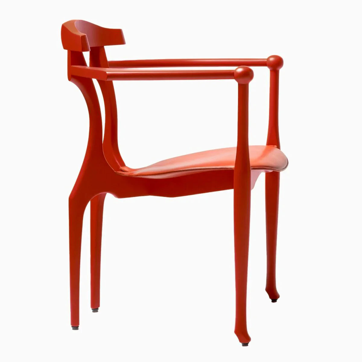 Easy Chair With Armrests Gaulino by Bd Barcelona Design #Coral Red