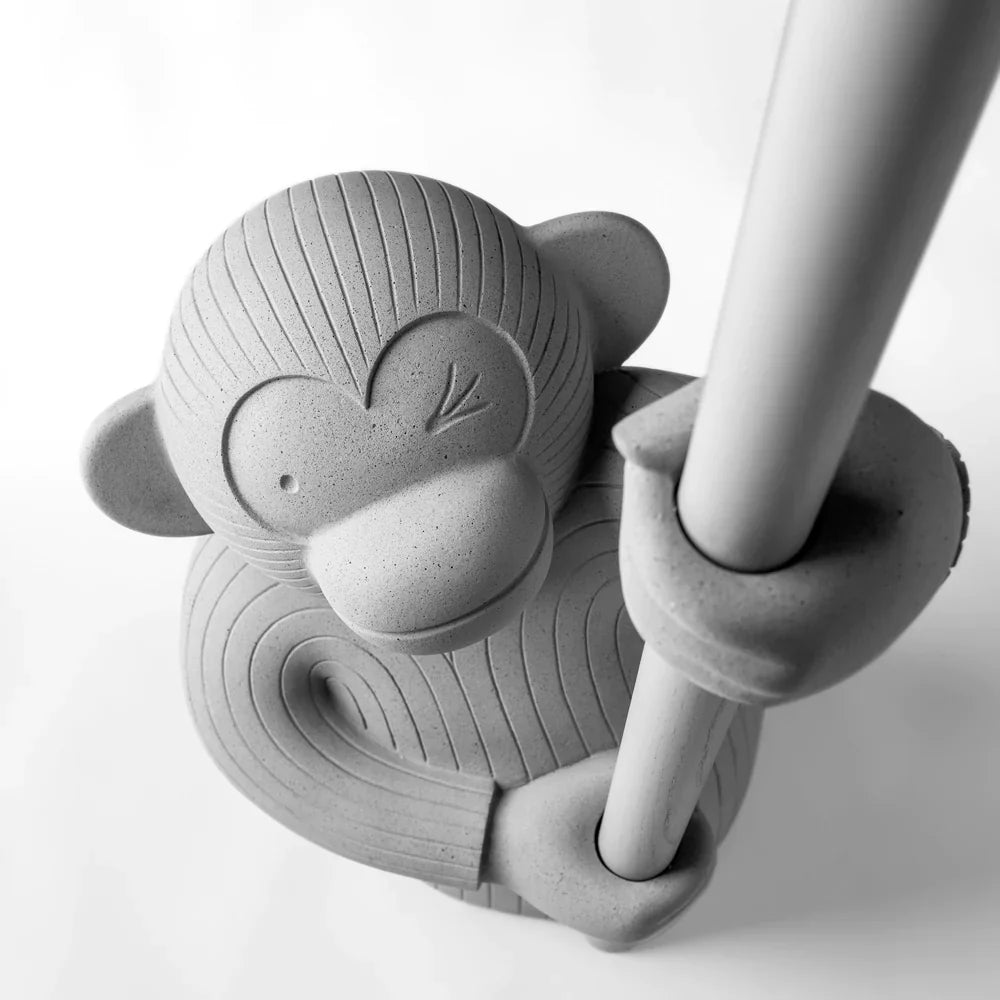 Concrete Coat Stand Monkey by Bd Barcelona Design #Grey