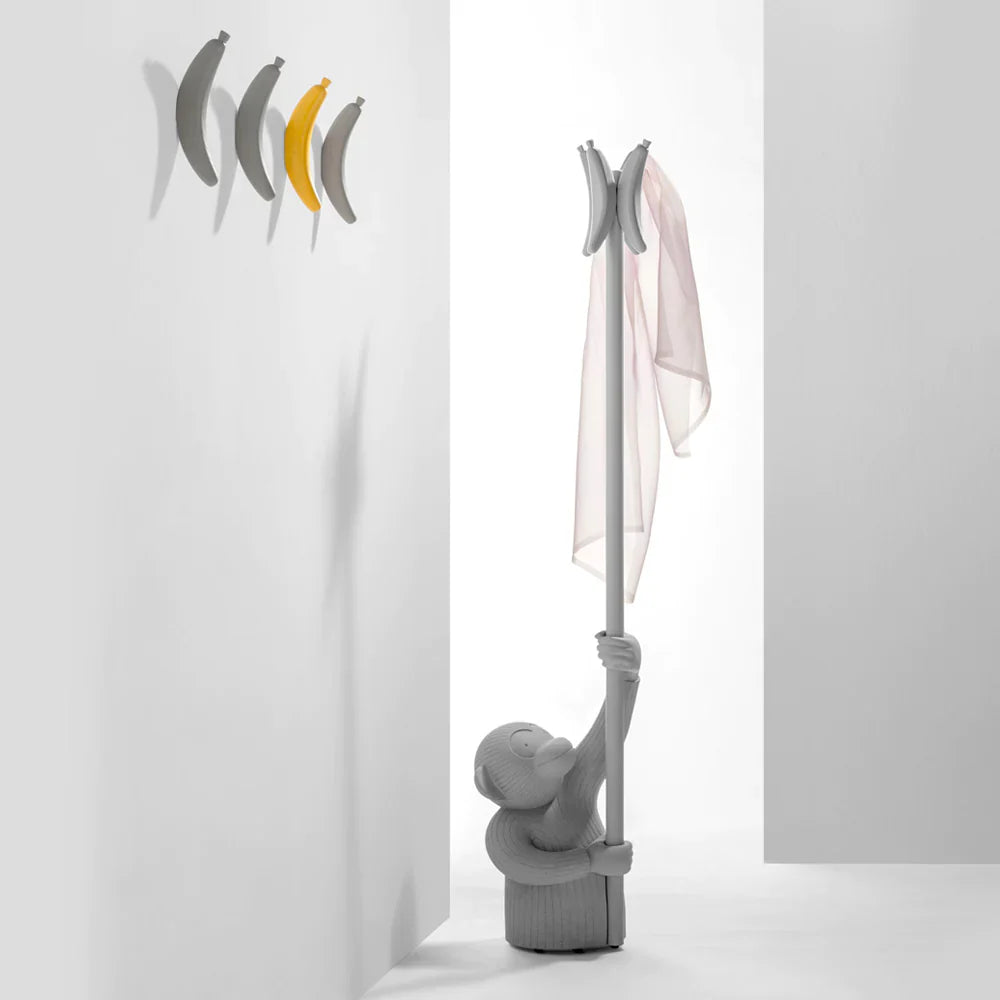 Concrete Coat Stand Monkey by Bd Barcelona Design #Grey