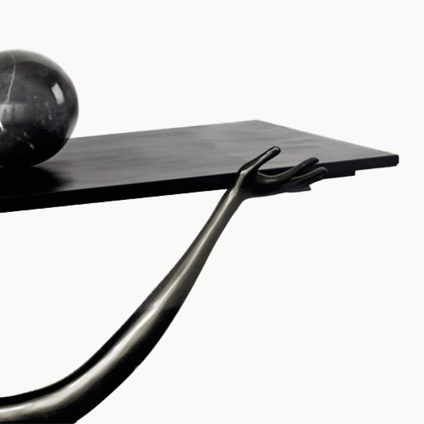 Low Brass Coffee Table Leda by Bd Barcelona Design #Black Label