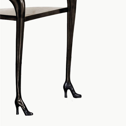 Brass Chair With Armrests Leda by Bd Barcelona Design #Black Label