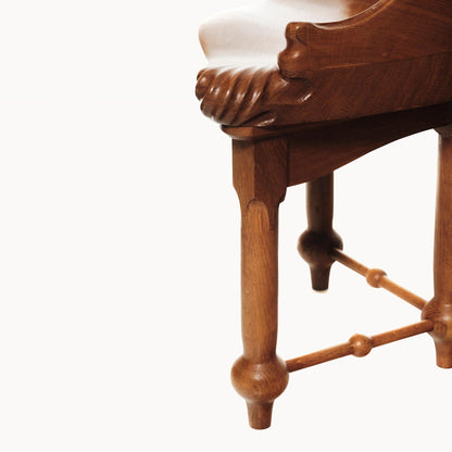 Solid Wood Stool Calvet by Bd Barcelona Design