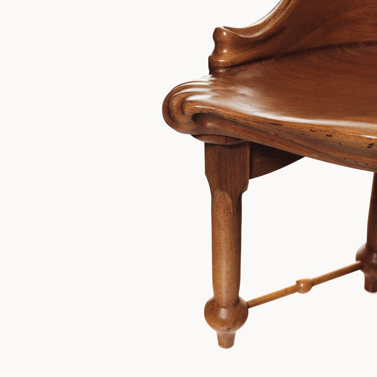 Solid Wood Stool Calvet by Bd Barcelona Design