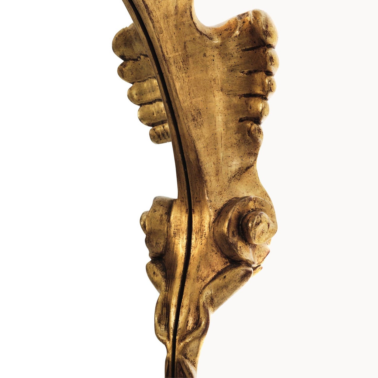 Wall-Mounted Mirror Calvet by Bd Barcelona Design #Covered in fine golden brass sheets