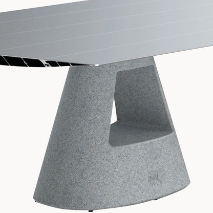 Rectangular Concrete Dining Table Table B 150 by Bd Barcelona Design