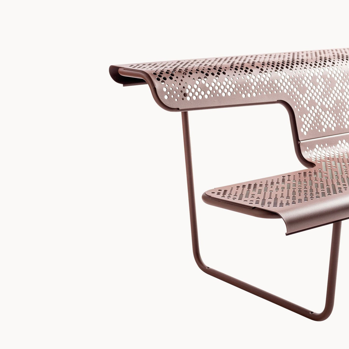 Steel Bench With Back El Poeta by Bd Barcelona Design #Corten