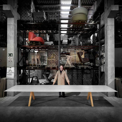 Rectangular Wooden Dining Table B 150 by Bd Barcelona Design