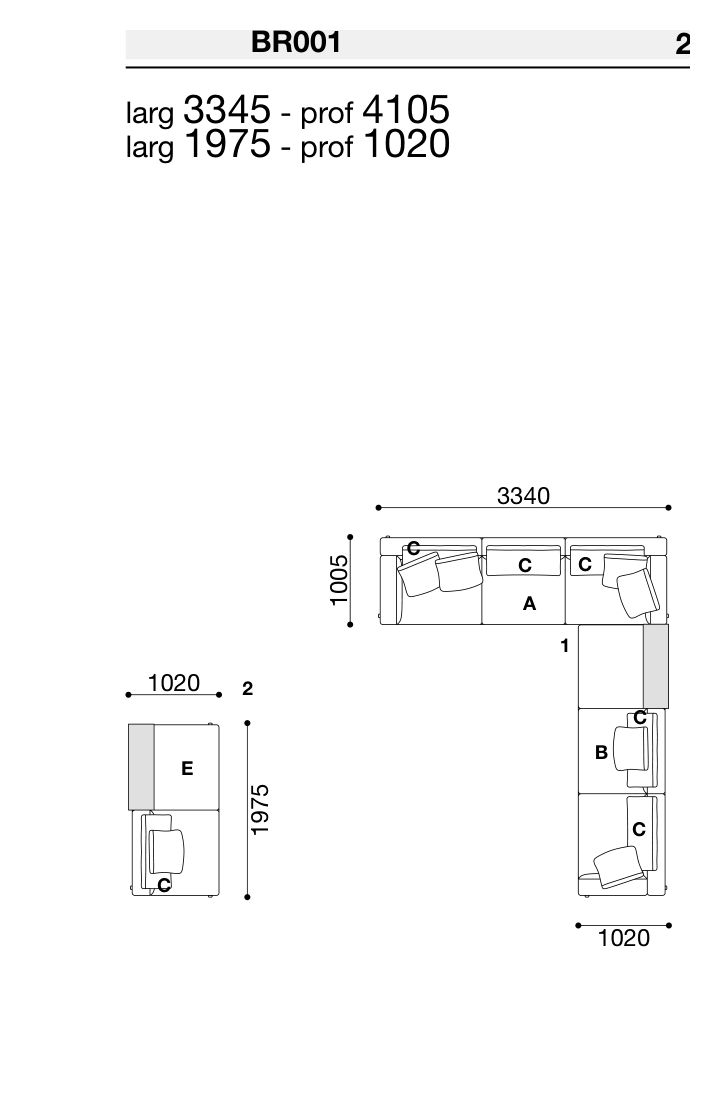 BRERA BR002 composition diagram