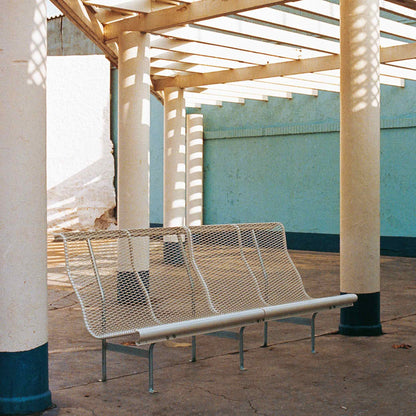 Steel Bench With Back Catalano by Bd Barcelona Design