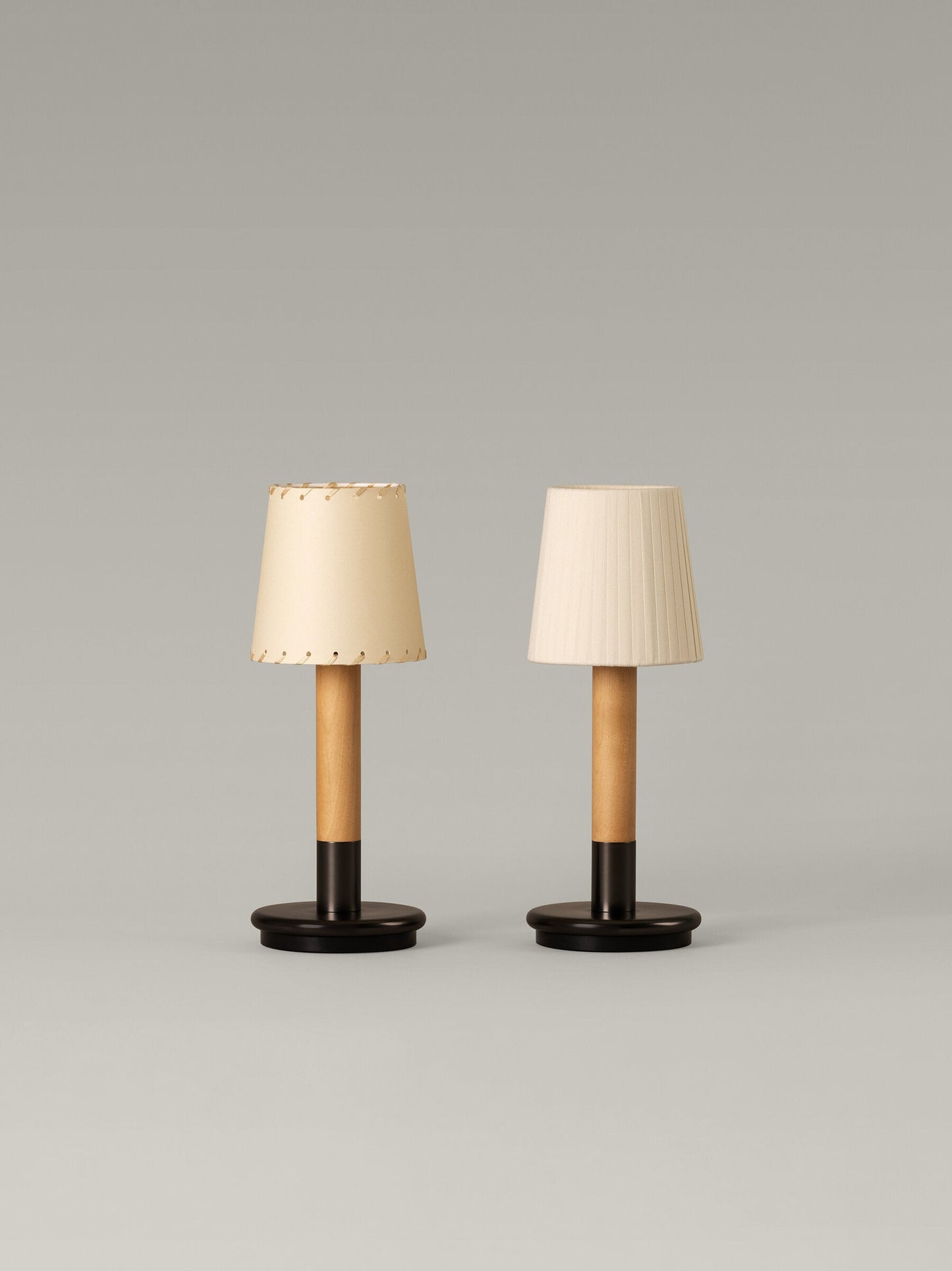 BASICA MINIMA BATERIA - LED cordless birch table lamp.