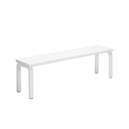 Artek Bench 168B — white lacquered