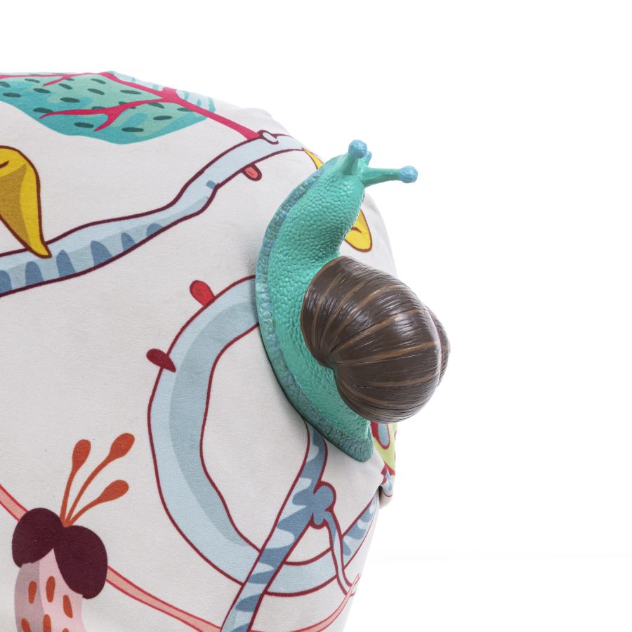 Fully Upholstered Armchair Botanical Diva by Seletti #White