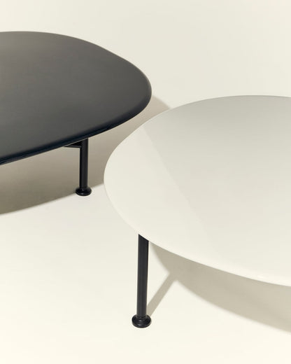 Carmel coffee table, 87.5 x 70 cm, black - midnight black