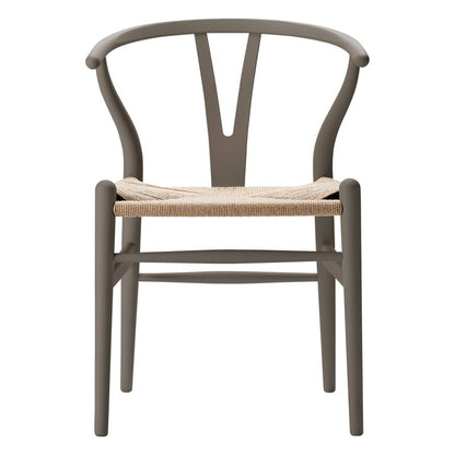 CH24 Wishbone chair by Carl Hansen & Søn #soft slate - natural cord #