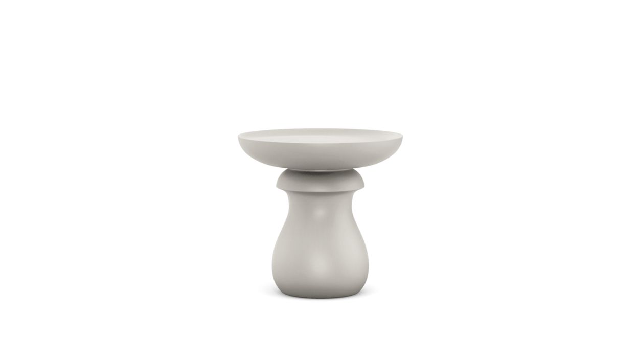 Chess End Table - Matte Lacquer by Roche Bobois #Matte lacquer/Cream