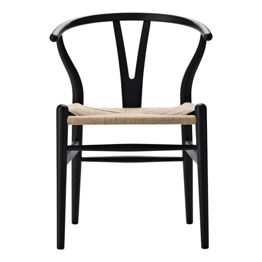 CH24 Wishbone chair by Carl Hansen & Søn #black oak - natural cord #