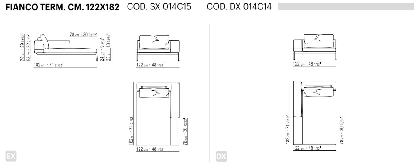 LIFESTEEL Sectional Sofas.