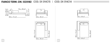LIFESTEEL Sectional Sofas.