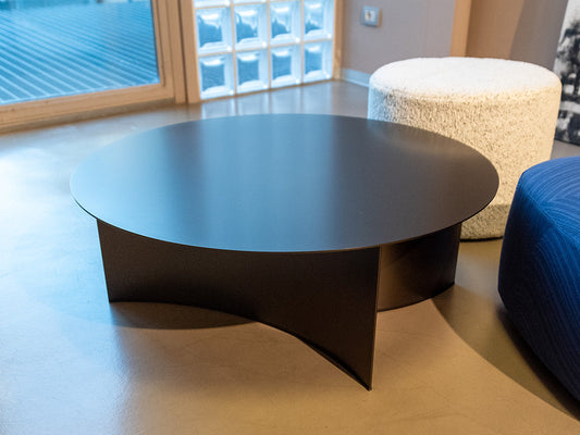 [Domestic Stock/B Grade] PIERRE - Round metal coffee table