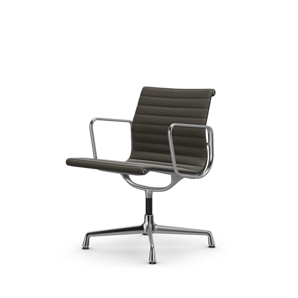 Aluminium Chairs EA 108 swivel – Conference (Cover material - Fabric Leather)