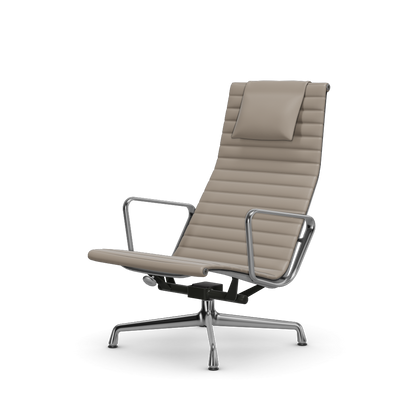 Aluminium Chair EA 124 – Lounge (Cover material - Fabric Leather)