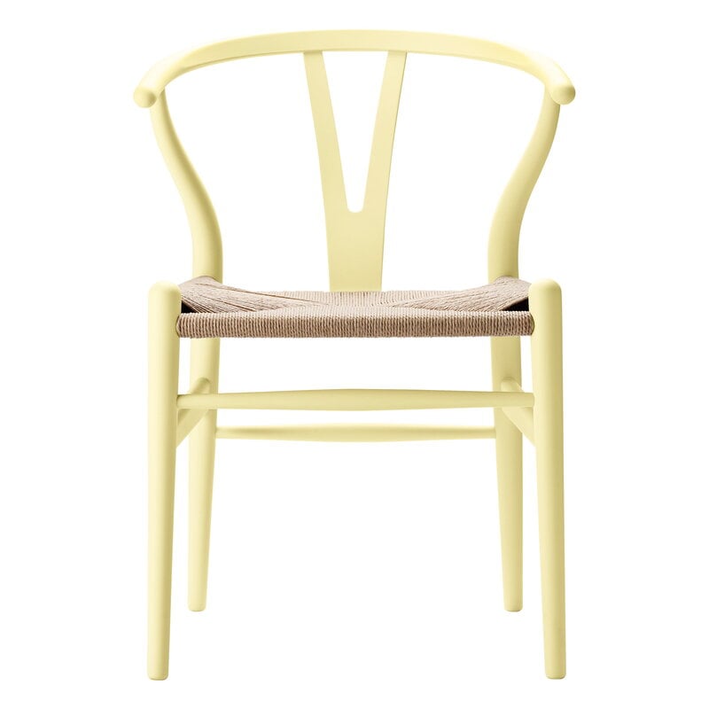 CH24 Wishbone chair by Carl Hansen & Søn #soft hollyhock - natural cord #