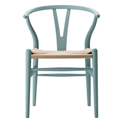 CH24 Wishbone chair by Carl Hansen & Søn #soft pewter - natural cord #
