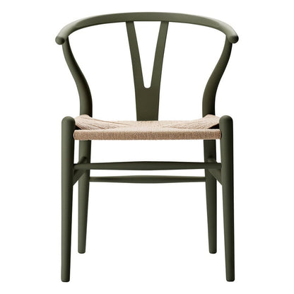 CH24 Wishbone chair by Carl Hansen & Søn #soft seaweed - natural cord #