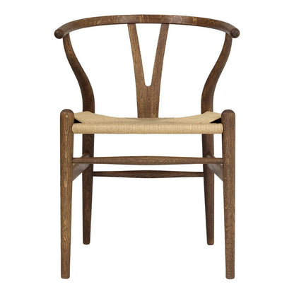 CH24 Wishbone chair by Carl Hansen & Søn #smoked oiled oak - natural cord #
