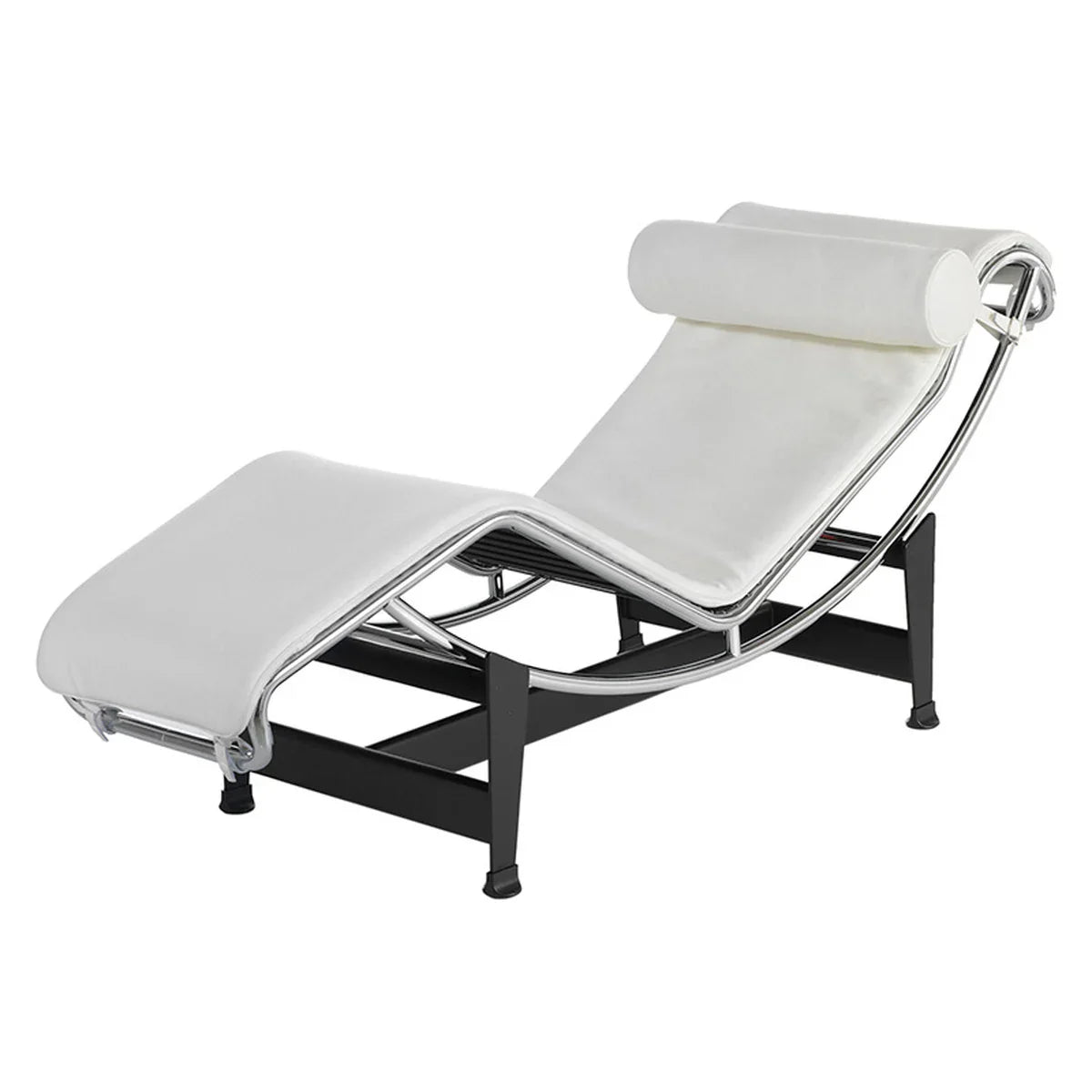 LC4 Leather Chaise Longue.