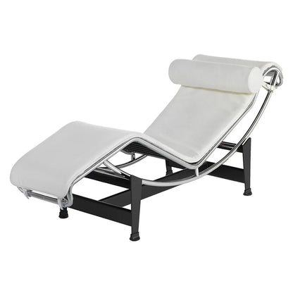 LC4 Leather Chaise Longue.
