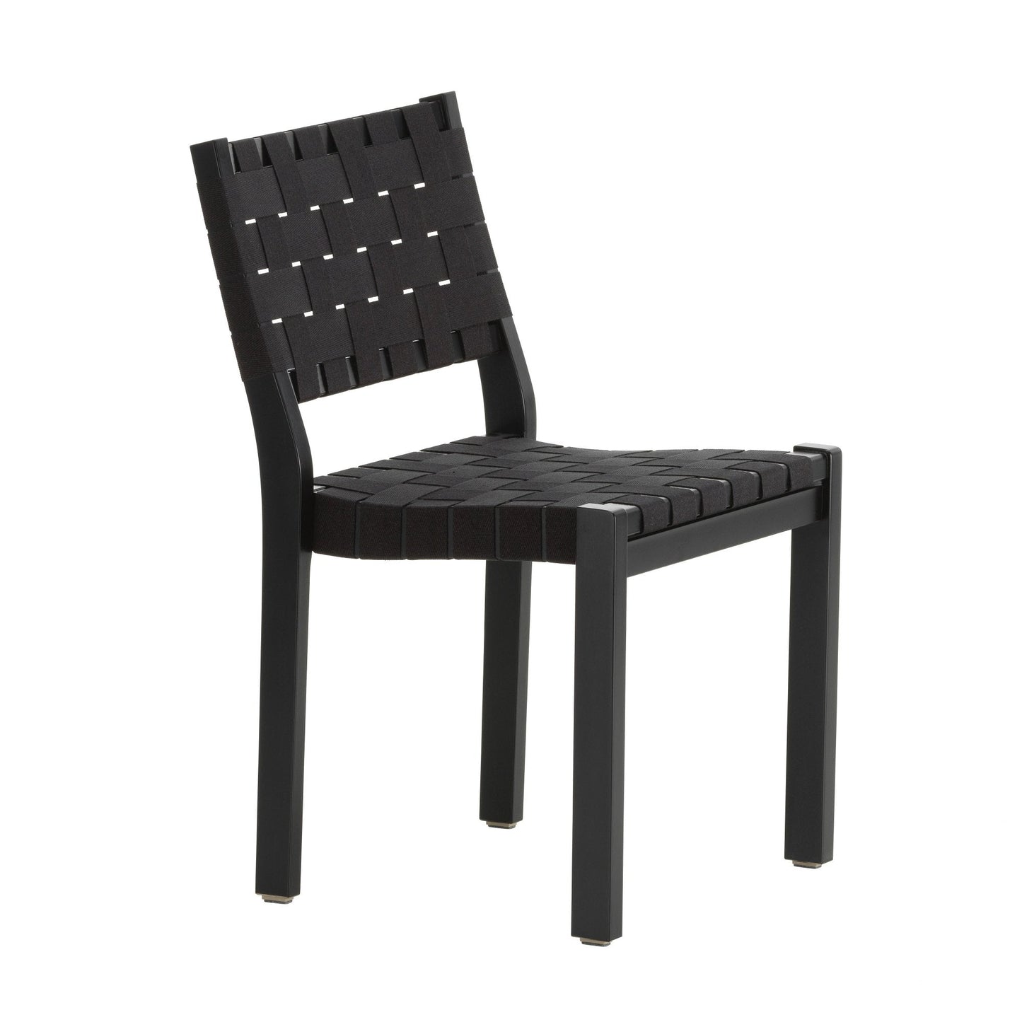 Artek Chair 611 — black lacquered/black